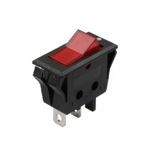 Клавішний вимикач KCD6-101 (червоний)