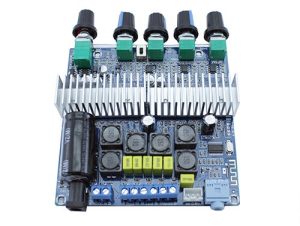 Аудіо підсилювач потужності звуку OEM 2.1ch 2x50Вт+100Вт Bluetooth 5.0 TPA3116