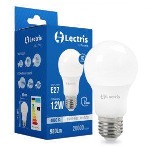 LED лампа E27 12W 4000K