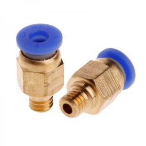 Фітинг PC4-M6 для кріплення PTFE трубки 3D принтера (нитка 1.75мм)