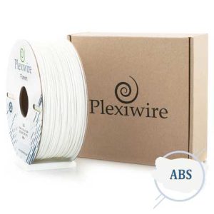 ABS пластик Plexiwire Білий 1.75мм - 400 метрів (1кг)