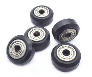 Ролик для верстатного профілю 2020 3030 - чорний