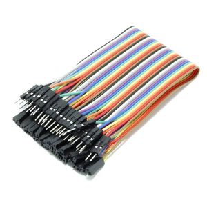 Провод тата-мама соединительные для макетной платы - 20см