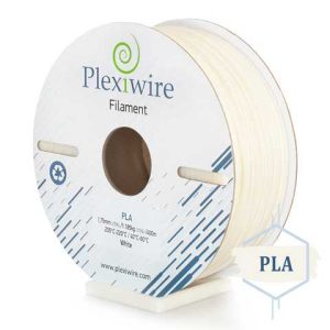 PLA пластик Plexiwire 1.75мм Білий - 300 метрів (0,9 кг)