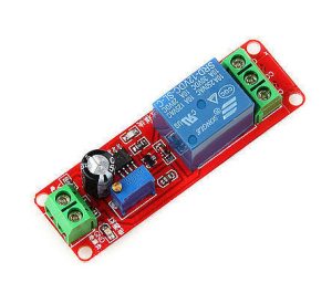 Модуль таймера NE555, живлення 12В, з реле. Таймер затримки перемикання